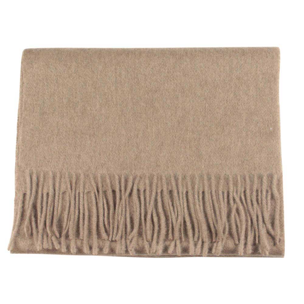 Vävd beige kashmirhalsduk (Portia) - 2