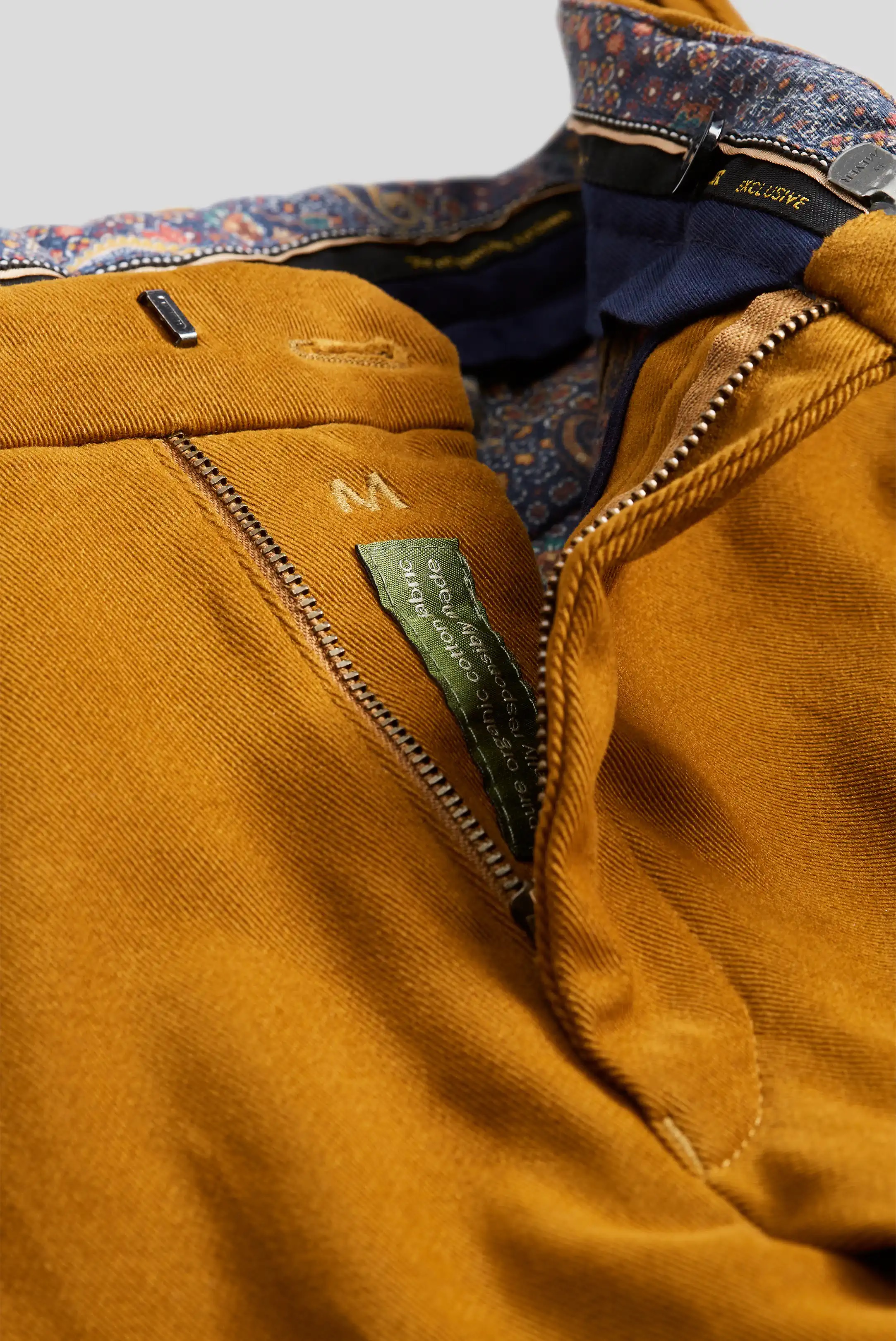 Bruna (cognac) chinos i Luxury Twill, och modern passform (Meyer / Bonn) (finns i strl 28) - 5