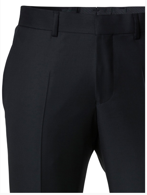 Svart kostym i S'110 ull och slim fit (även väst)  (mod Paxton/Paul från Cavaliere/Vitale Barberis) - 4