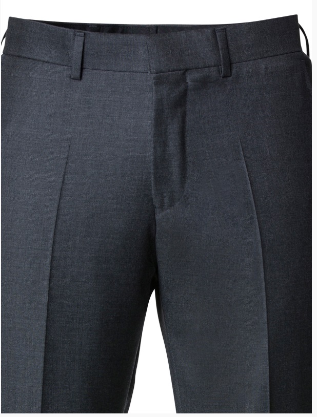 Grå kostym i S'110 ull och slim fit (även väst)  (mod Paxton/Paul från Cavaliere/Vitale Barberis) - 4