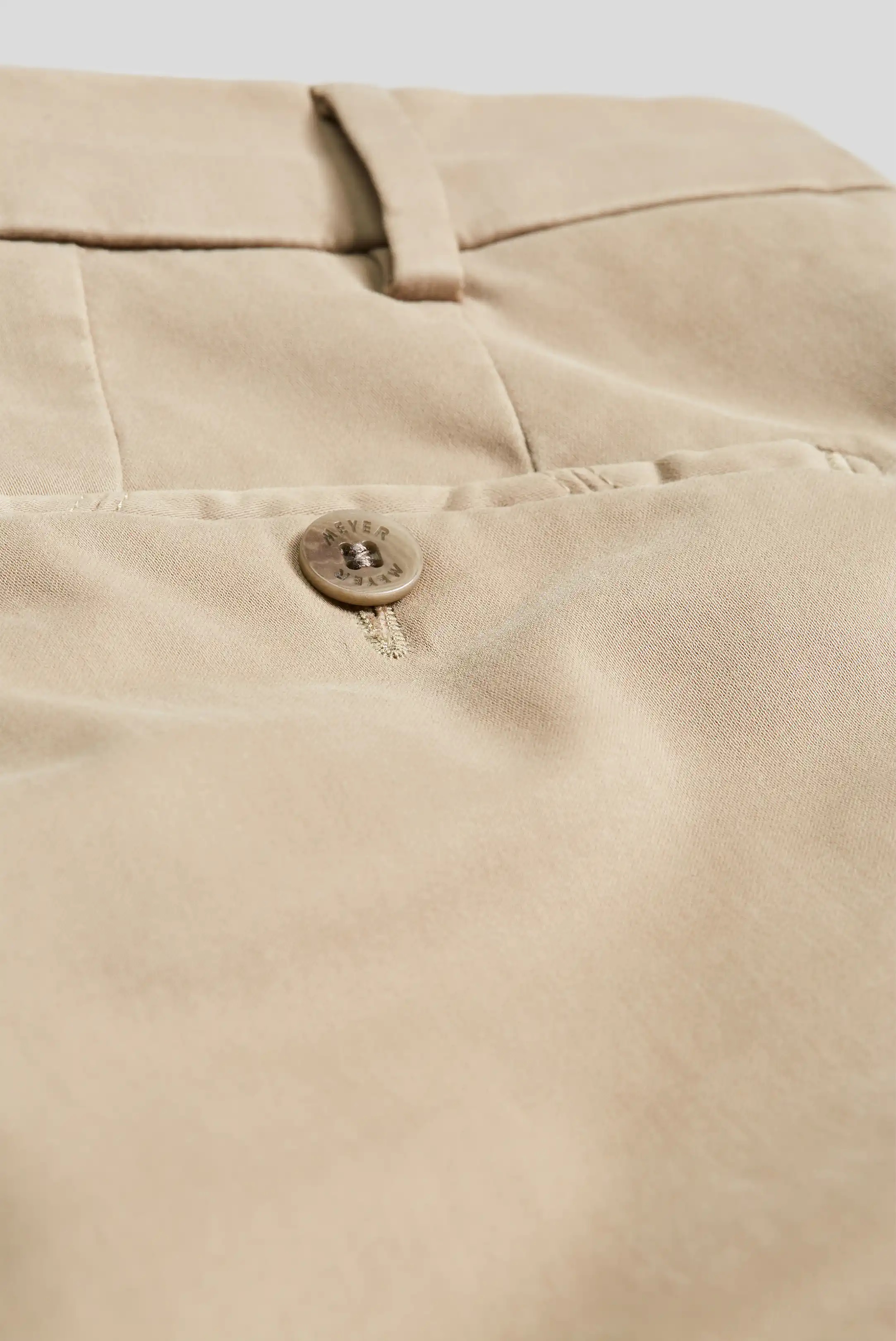 Beige chinos i Pima Satin och smal passform (Meyer / Tokyo) - 6