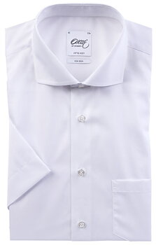 Vit kortärmad skjorta i Regular fit och Non iron (Oscar of Sweden) (finns i strl 38)