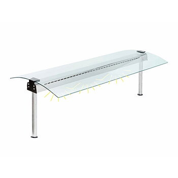 Colia - Dubbelt hostskydd - 3 GN 1/1 - Belysning - H=480mm