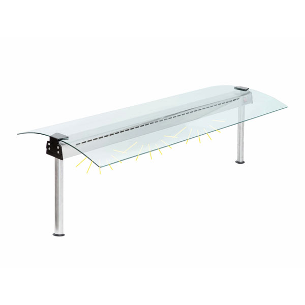 Colia - Dubbelt hostskydd - 5 GN 1/1 - Belysning - H=480mm