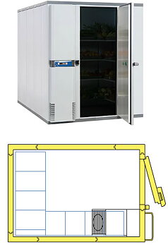 Porkka - Kylrum - 1521 - Mått: 1500x2100 mm - Temp: +2°C...+12°C