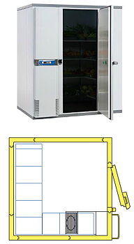 Porkka - Kylrum - 1818 - Mått: 1800x1800 mm - Temp: +2°C...+12°C