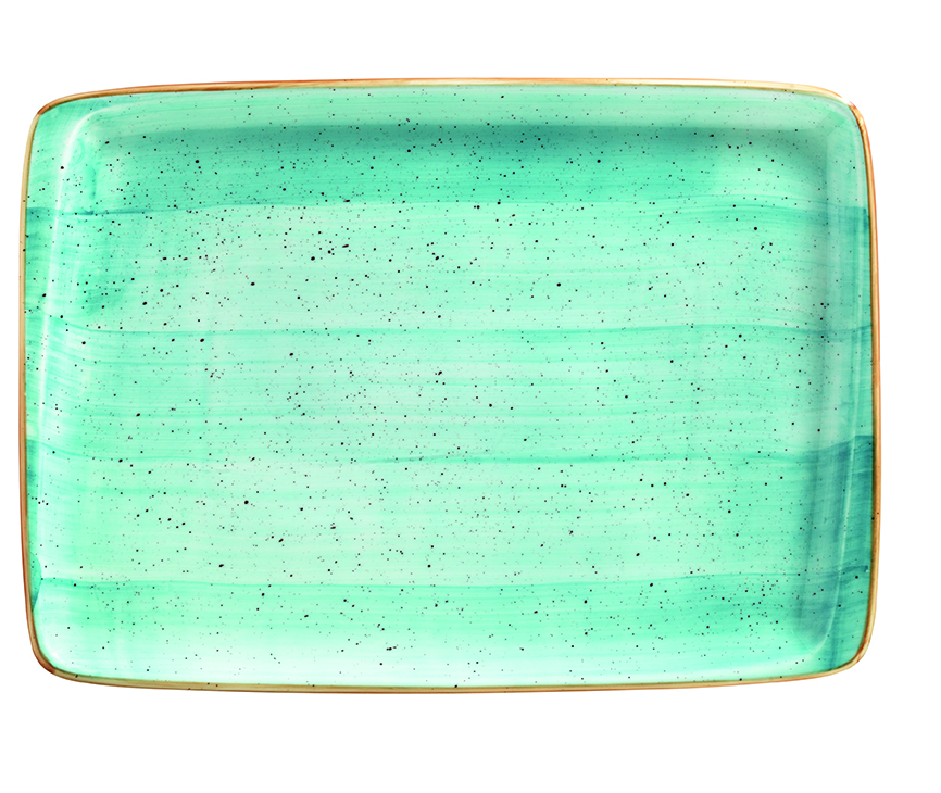 Aqua - Tallrik/fat Moove 23x16 cm  12-pack