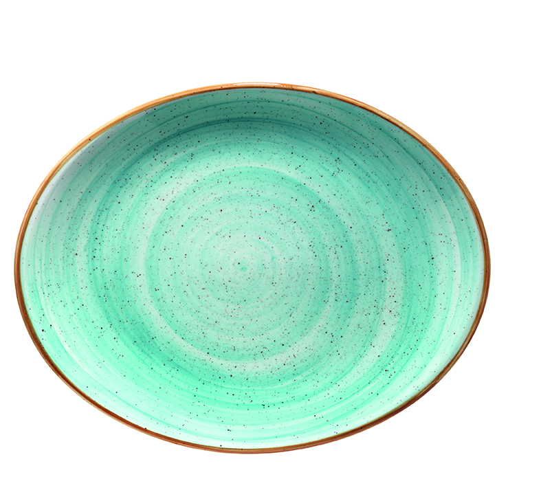 Aqua - Tallrik Oval 31x24cm Moove 6-pack
