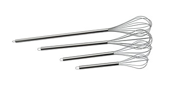 Ångkoksvisp 80 cm rostfri