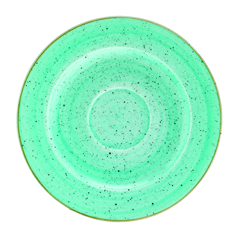 Aqua - Espressofat D12 cm, med bräm 6-pack