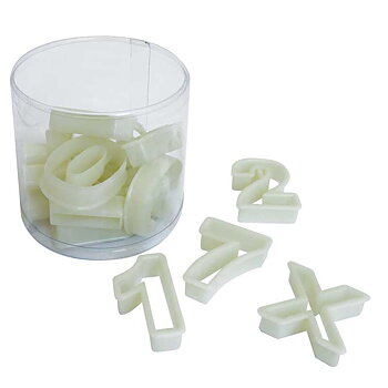 Utstickare, plast siffror 15-del