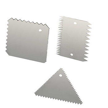 Kamskrapor, rf, 3-set