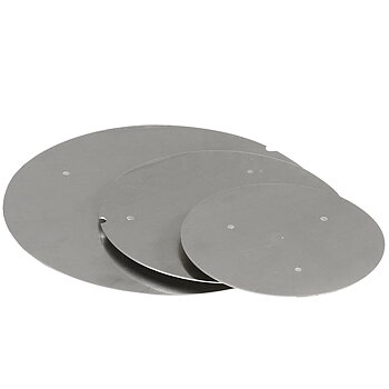 Tårtbrickor alum.3-set D.200,250,330 mm