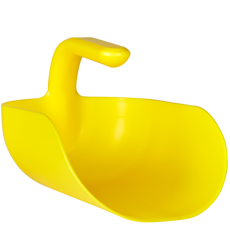 Ergonomisk skopa 2 liter, gul