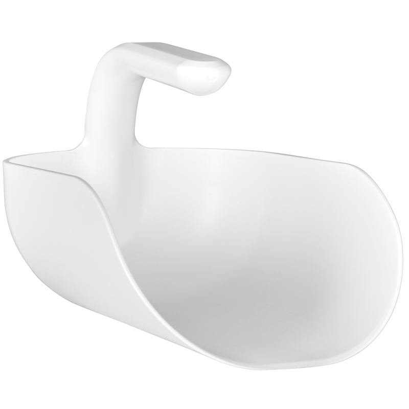 Ergonomisk skopa 2 liter, vit