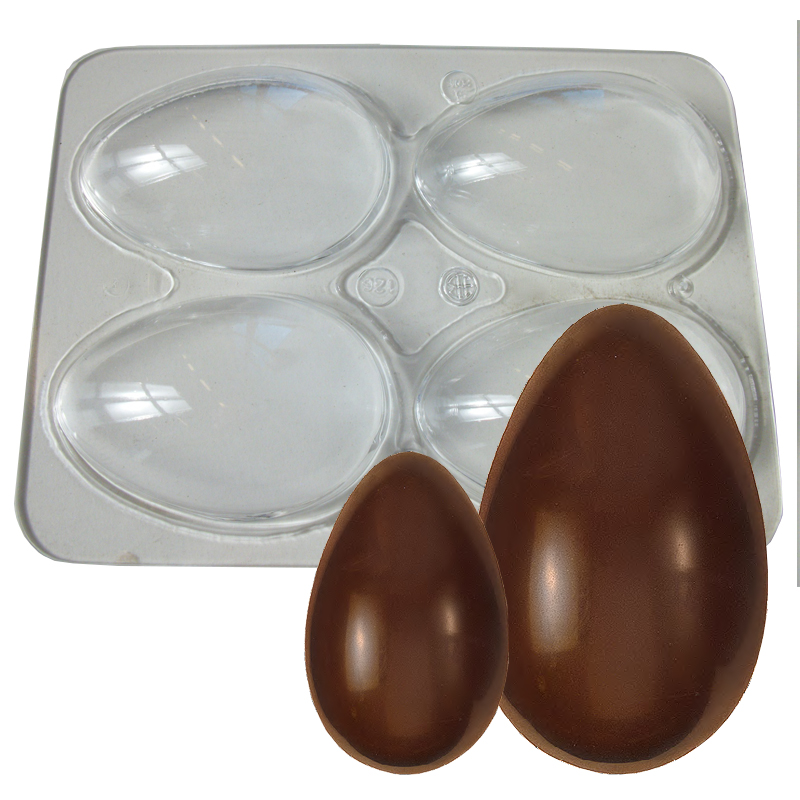 Ägg. Slätt. 4-del. 80 mm