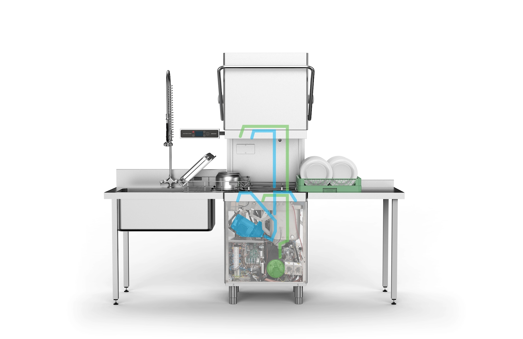 Nordisk - X2 Lean Wash Center - Automatisk huv - 2