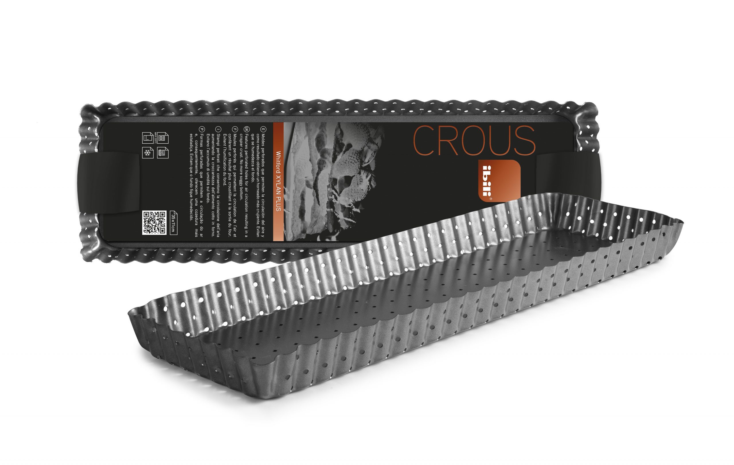 Pajform 350x110xh26 mm lös botten nonstick