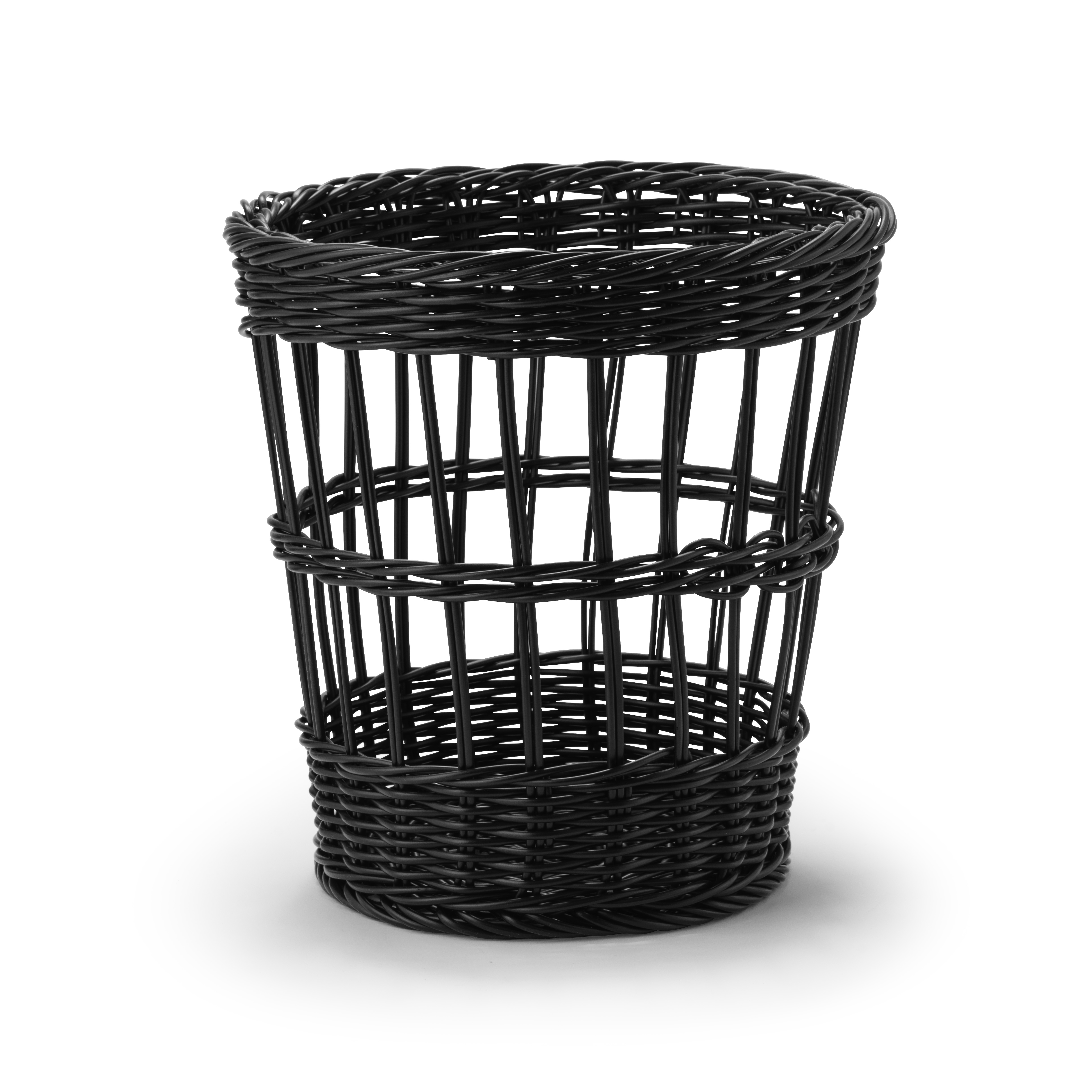 Baguettekorg diskbar Ø360/h360 mm svart