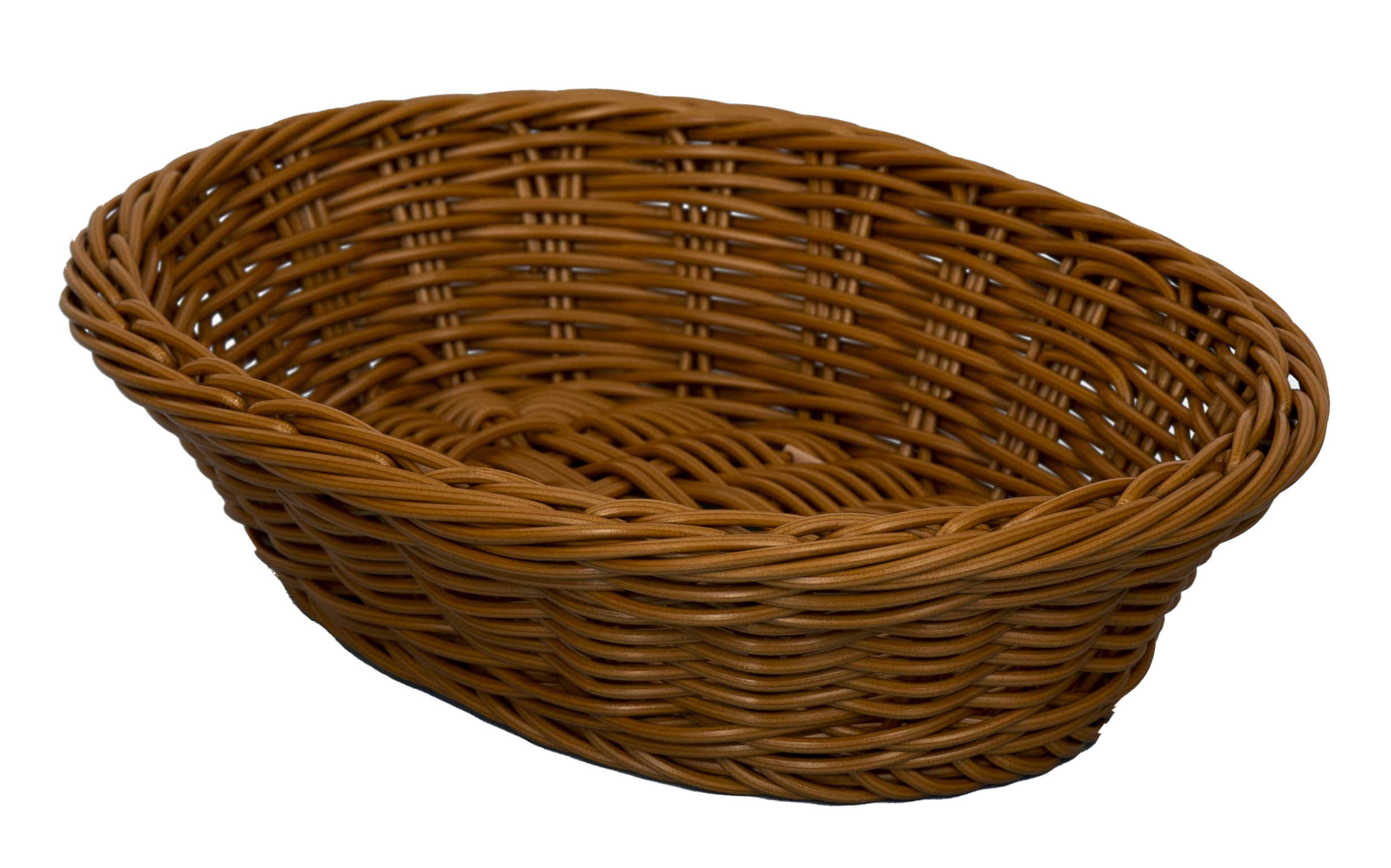 Brödkorg oval 295x215xh70 mm brun, diskbar