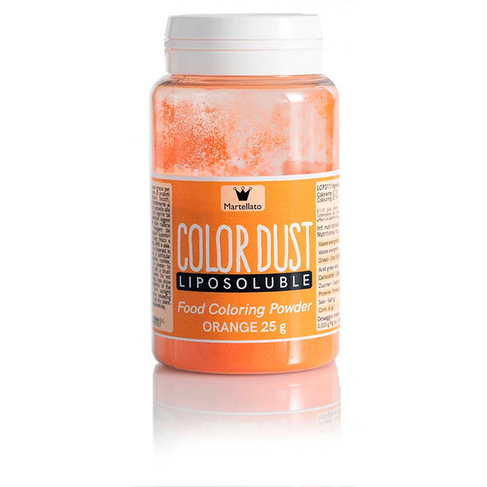 Livsmedelsfärg pulver orange 25 g