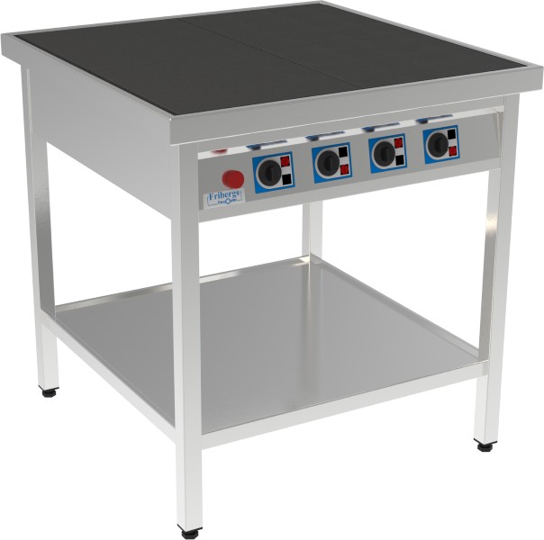 Fribergs - Spis - FKP4090 - 4 plattor standard - Arbetsyta 800x800mm