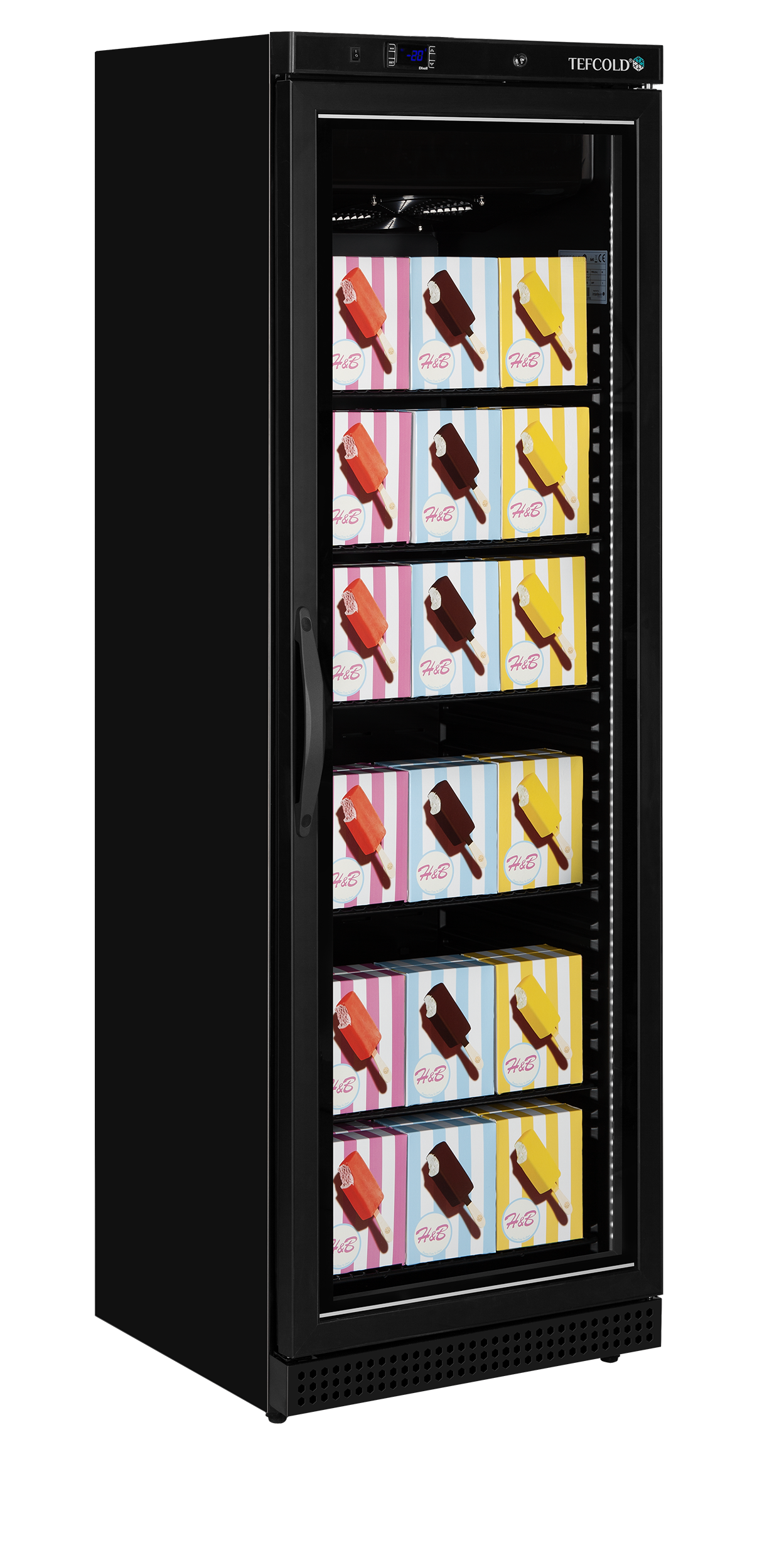 Tefcold - UF400VGB  - Displayfrysar