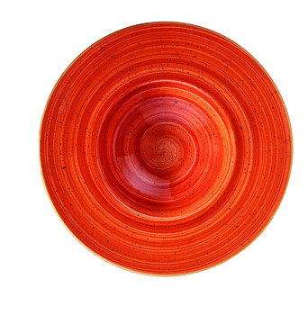 Terracota - Tallrik djup Gourmet D28cm med brett bräm 6-pack