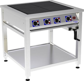 Fribergs - Spis  FSH4090 - 4 plattor - Höj & Sänkbar, vev - Arbetsyta 610x610mm