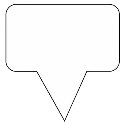 Plastetikett, vit, 55x30 mm, 100-pack
