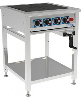 Fribergs - Spis - FSTH4090 - 4 plattor  - Höj & Sänkbar, el - Arbetsyta 450x450mm