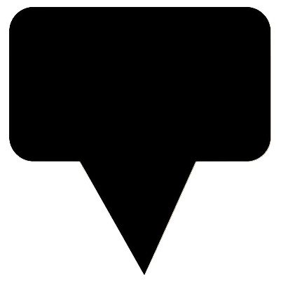 Plastetikett, svart, 55x30 mm, 100-pack