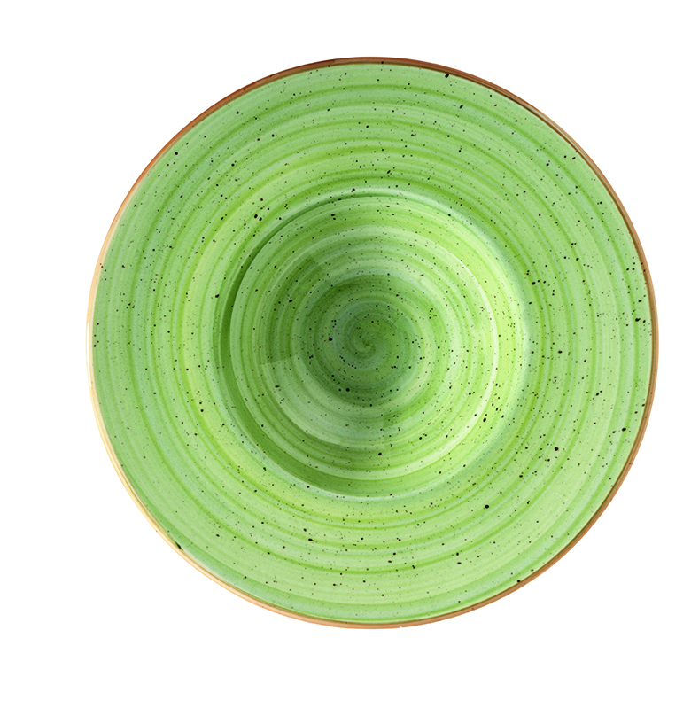 Therapy - Tallrik djup Gourmet D28cm med brett bräm 6-pack