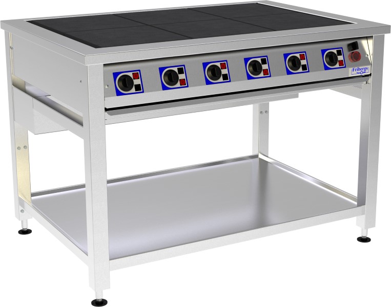 Fribergs - Spis - FSH6090 - 6 plattor - Höj & Sänkbar, el - Arbetsyta 920x610mm