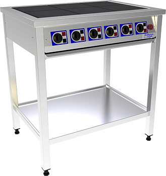Fribergs - Spis - FST6090 - 6 plattor standard - Arbetsyta 680x450mm