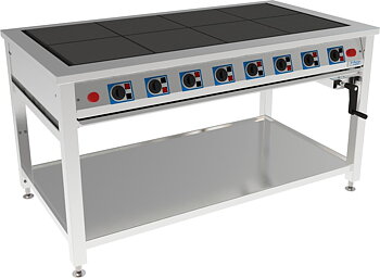 Fribergs - Spis - FSH8090 - 8 plattor - Höj & Sänkbar, vev - Arbetsyta 1230x610mm