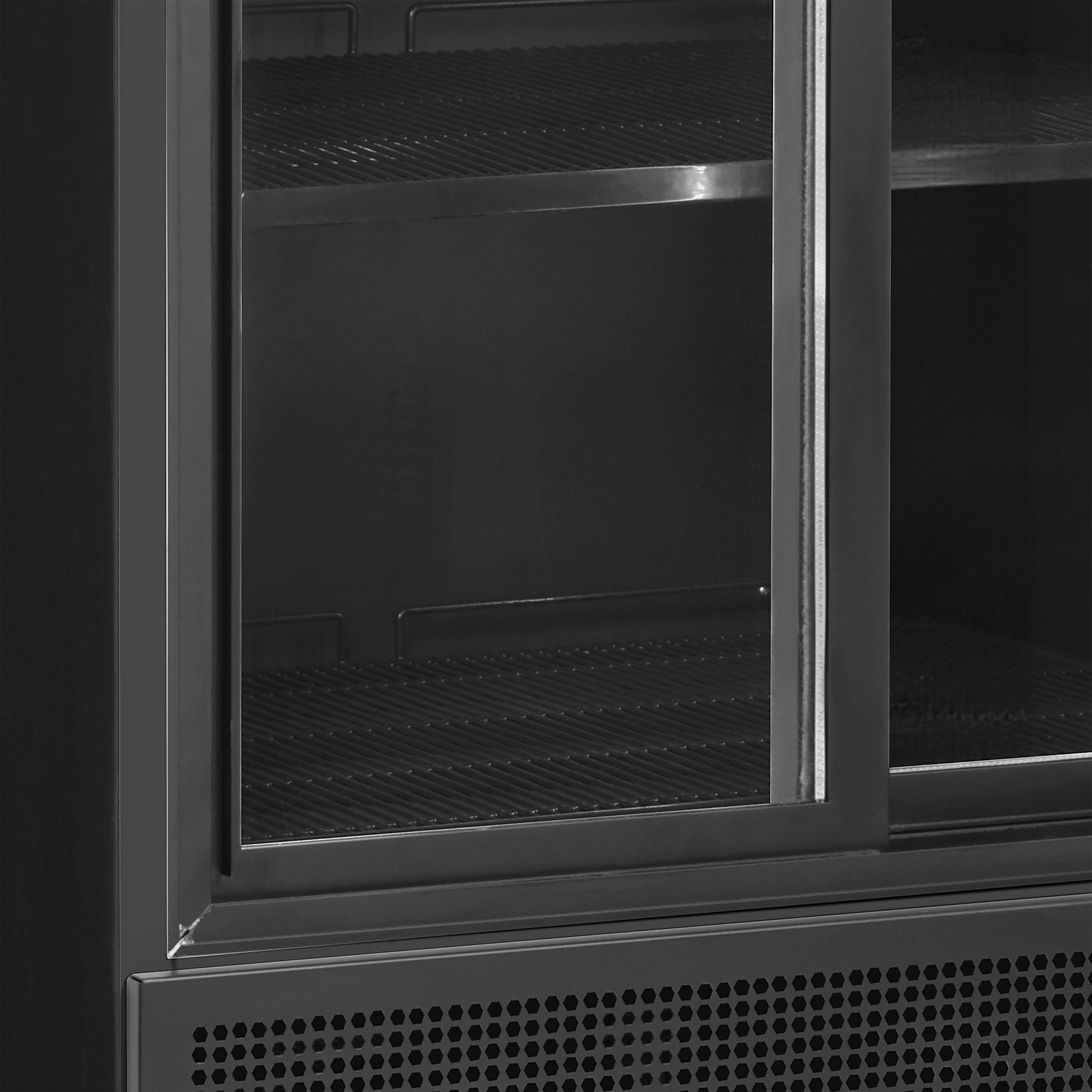 Tefcold - FSC891S Black - Svart display kyl - 2