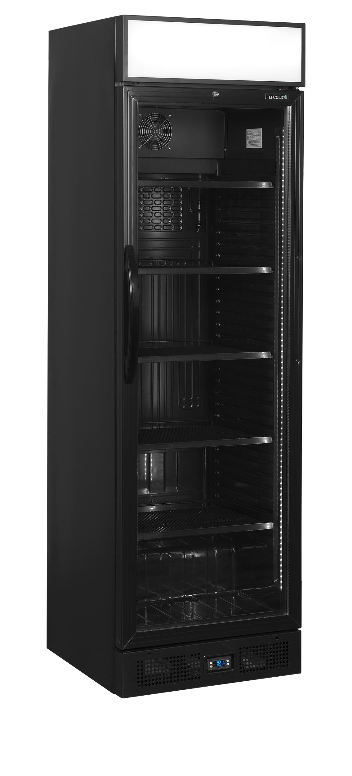 Tefcold - CEV435CP BLACK - Svart flaskkyl