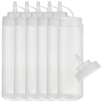 Dressingflaska m kapsyl 0,76 l, 6-pack