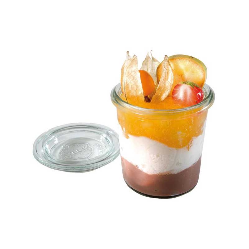 Dessertglas m lock, glas 140 ml, 12-p