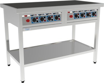 Fribergs - Spis - FKTU8090 - exkl. ugn - 8 plattor - Med plats för ugn - Arbetsyta 1200x600mm