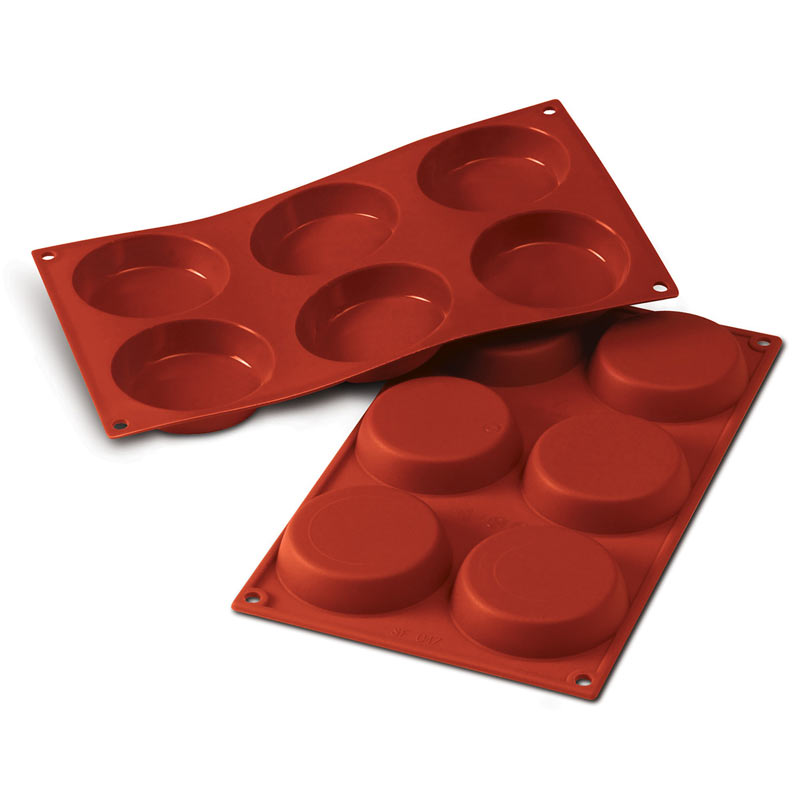 Siliconflex flanform Ø80/h18 mm 6 fig