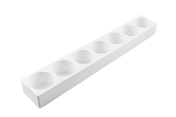 Silikonform rund Ø45/h25 mm 7 fig