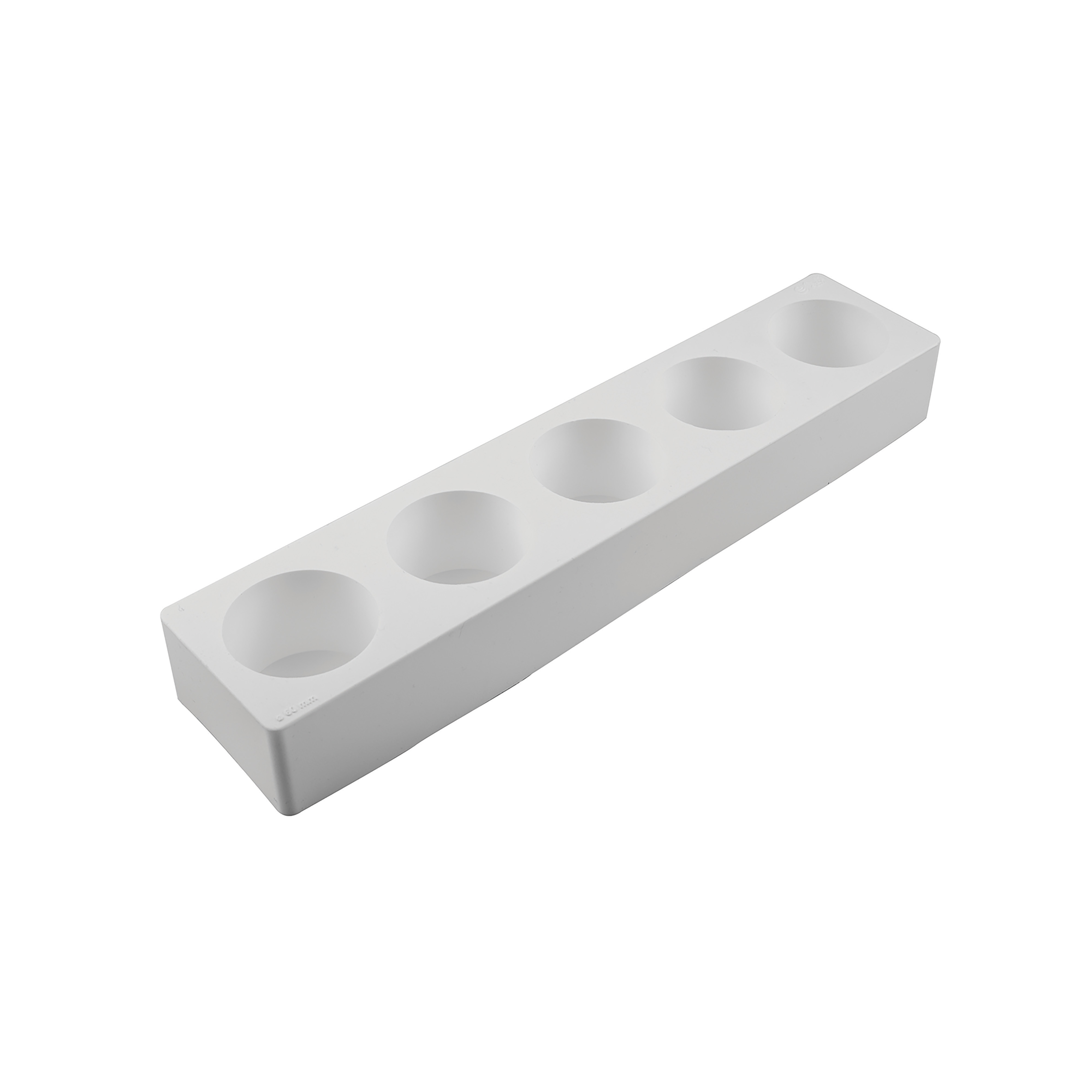 Silikonform rund Ø60/h45 mm 5 fig