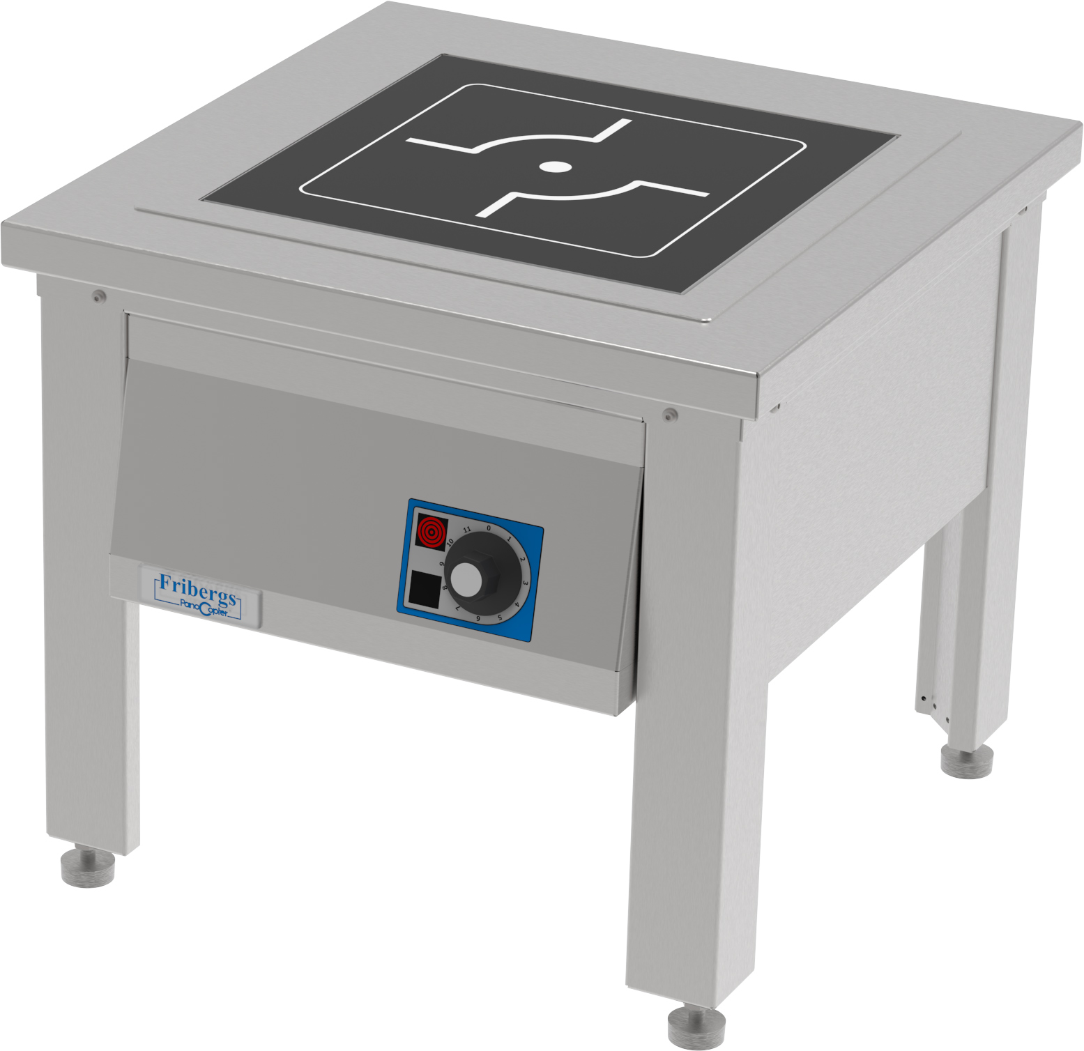 Fribergs - Induktionsspis - FSIB1045 Pro - 1 platta 3,5kW - Arbetsyta 250x250mm