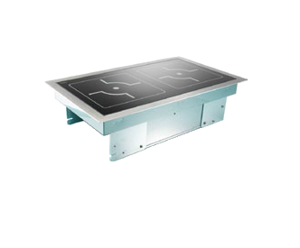 Fribergs - Induktionsplatta - FSI 20 Pro - Infälld 7 kW - BxDxH 644x384x170mm