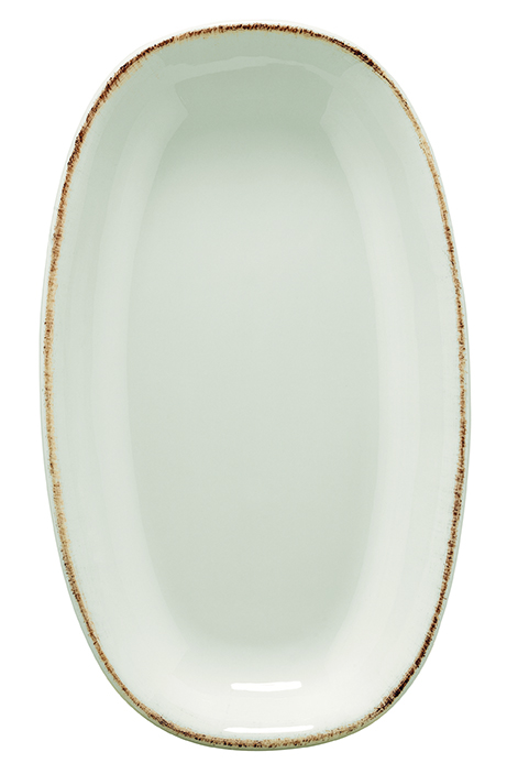 Retro - Oval Tallrik 24x14 cm 12-pack