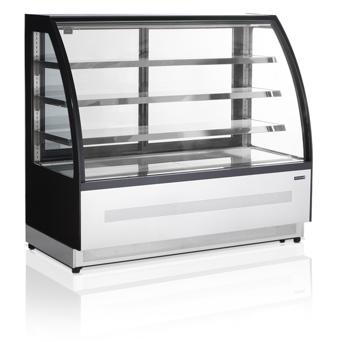 Tefcold - LPD1500C/BLACK - Displaykylbänk - 418 liter