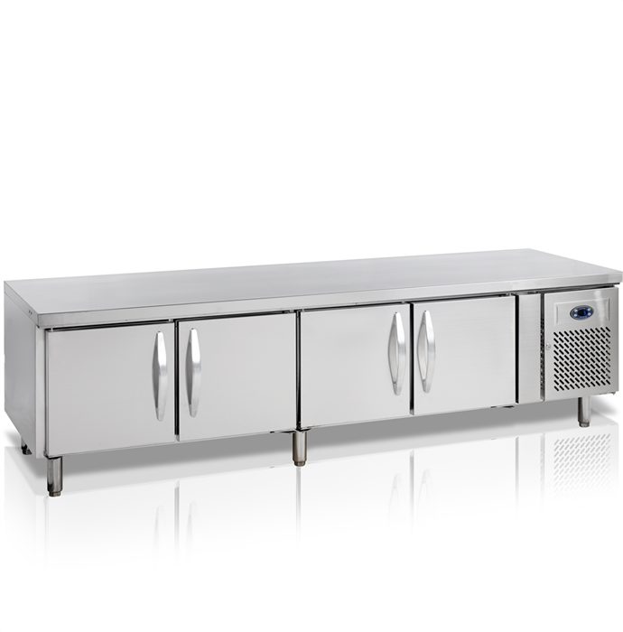 Tefcold - UC5410 - Kylbänk - Underbänk - 4 dörrar - 370 liter