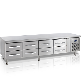 Tefcold - UC5480 - Kylbänk - Underbänk - 8 lådor - 370 liter
